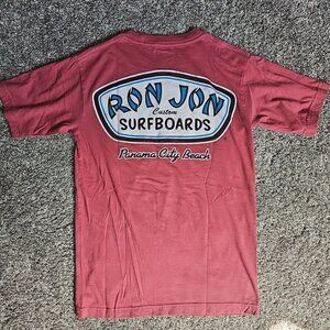 Ron Jon Surf Shop Panama City Beach Double-Sided Red Small Short Sleeve Shirt